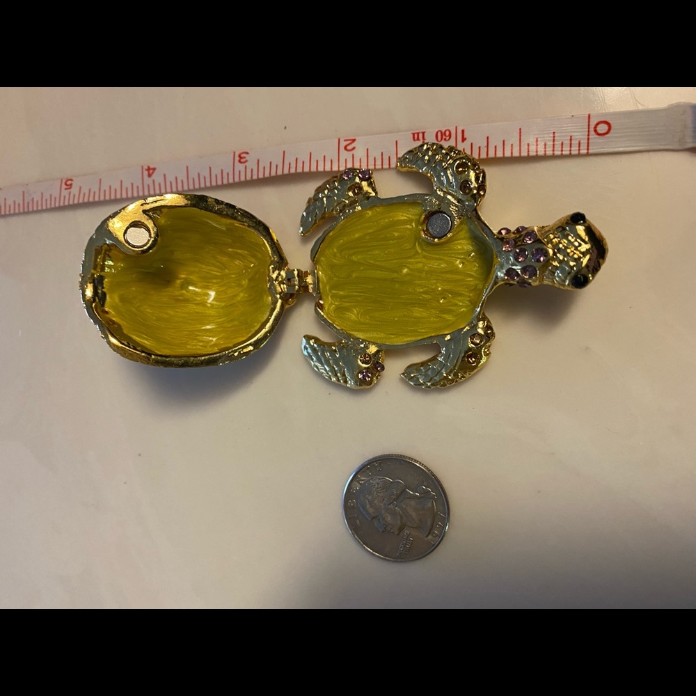 Ring Box - Turtle ring box New - Picture 4 of 6